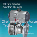 2PCS 150lbs Ss304 Material Flanged End Ball Valve